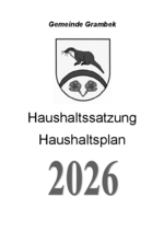 Haushaltsplan Grambek 2026